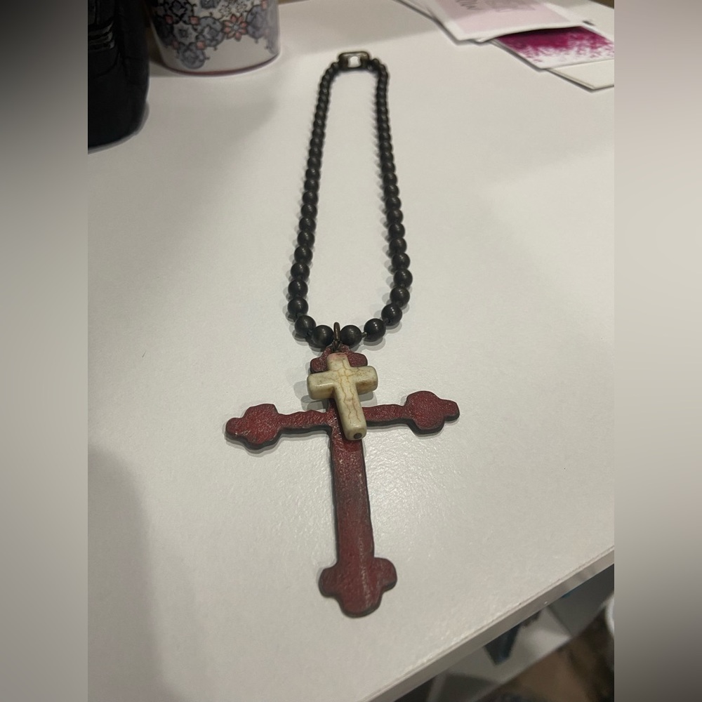 5/$10 | Face First | A Cross Necklace